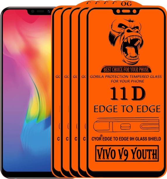 CYOR Edge To Edge Tempered Glass for Vivo V9
