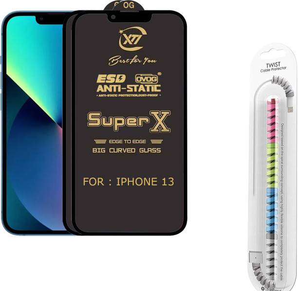 TWIGLO Edge To Edge Tempered Glass for Apple iPhone 13