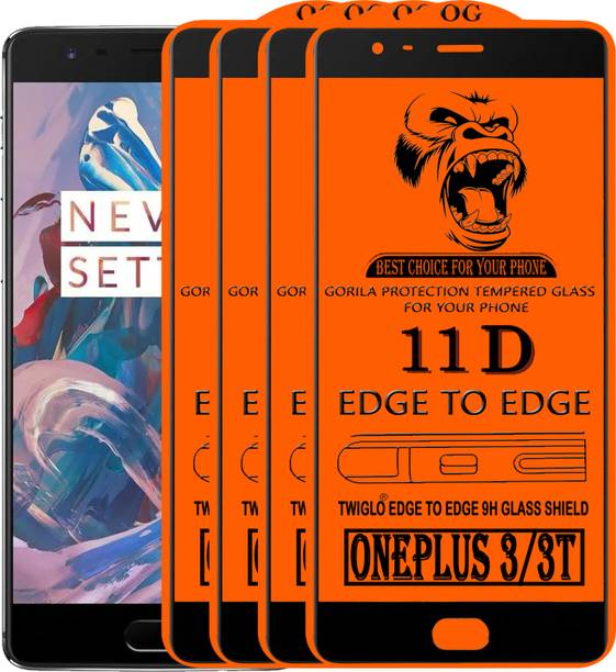 TWIGLO Edge To Edge Tempered Glass for OnePlus 3T