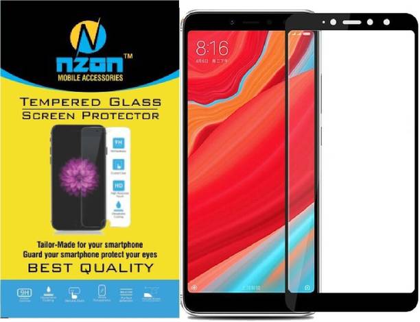 nzon Edge To Edge Tempered Glass for Mi Redmi Y2