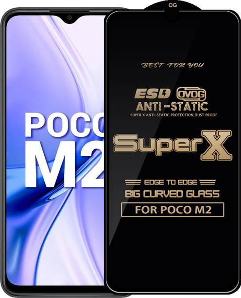 NEESME Edge To Edge Tempered Glass for POCO M2