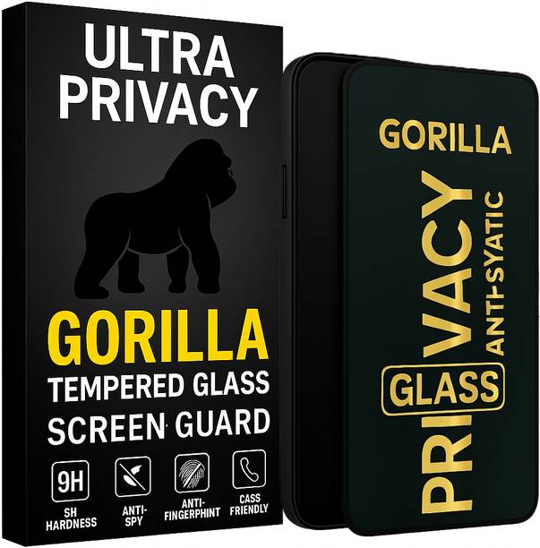 Ultra Privacy Gorilla Edge To Edge Tempered Glass for Tecno Spark Go 2020
