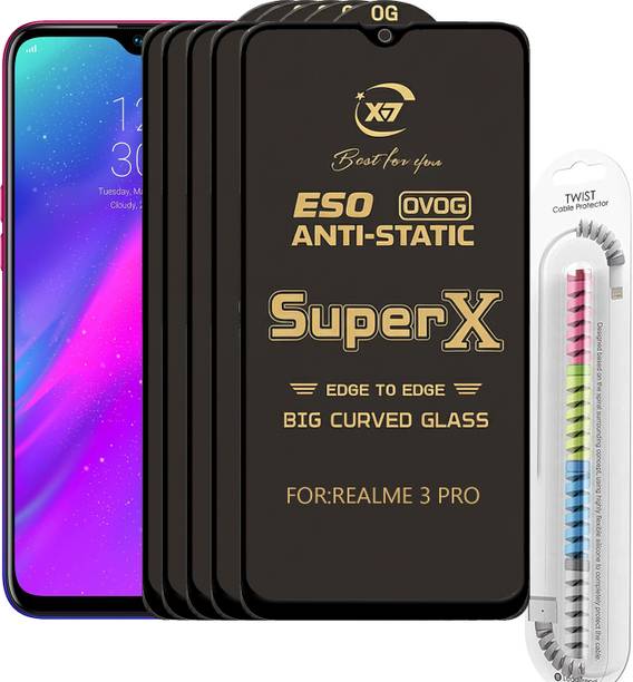 CYOR Edge To Edge Tempered Glass for REALME 3 PRO