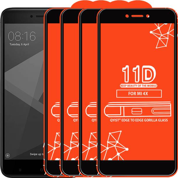Qyist Edge To Edge Tempered Glass for Mi Redmi 4X