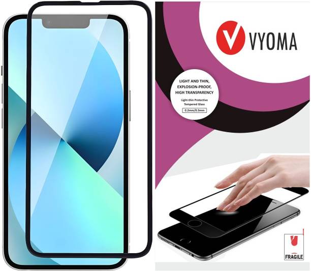 VYOMA Edge To Edge Tempered Glass for Apple iPhone 13 mini