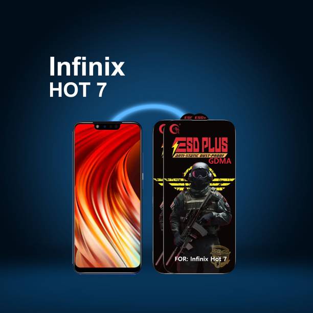 GDMA Edge To Edge Tempered Glass for Infinix Hot 7