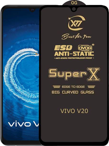 ANILUQ Edge To Edge Tempered Glass for VIVO V20