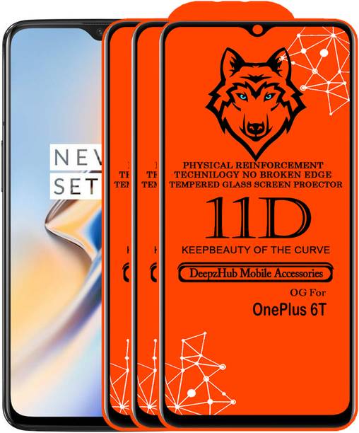 DeepzHub Edge To Edge Tempered Glass for OnePlus 6T