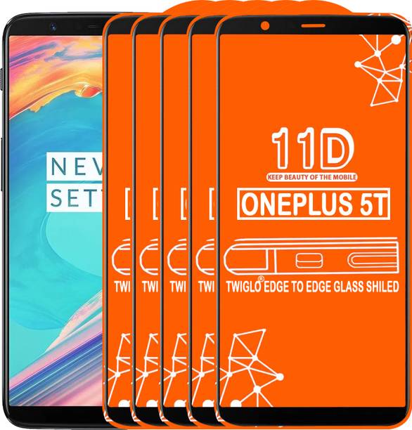 TWIGLO Edge To Edge Tempered Glass for OnePlus 5T