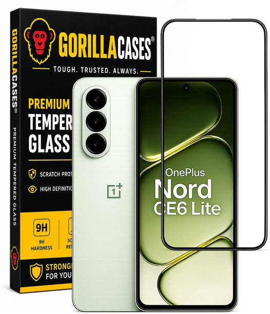 Gorilla Cases Edge To Edge Tempered Glass for OnePlus Nord CE6 Lite, OnePlus Nord CE6 Lite 5G, One Plus Nord CE6 Lite