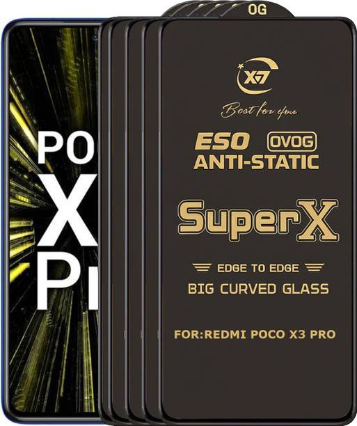 ANILUQ Edge To Edge Tempered Glass for REDMI POCO X3 PRO