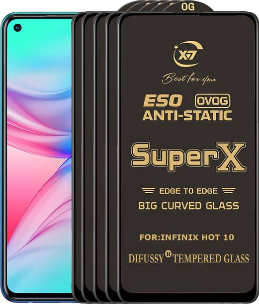Difussy Edge To Edge Tempered Glass for INFINIX HOT 10