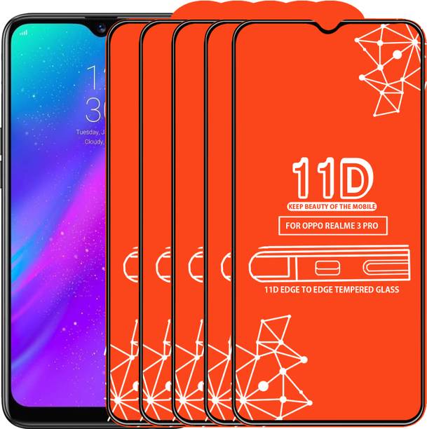 Roxel Edge To Edge Tempered Glass for Realme 3 Pro