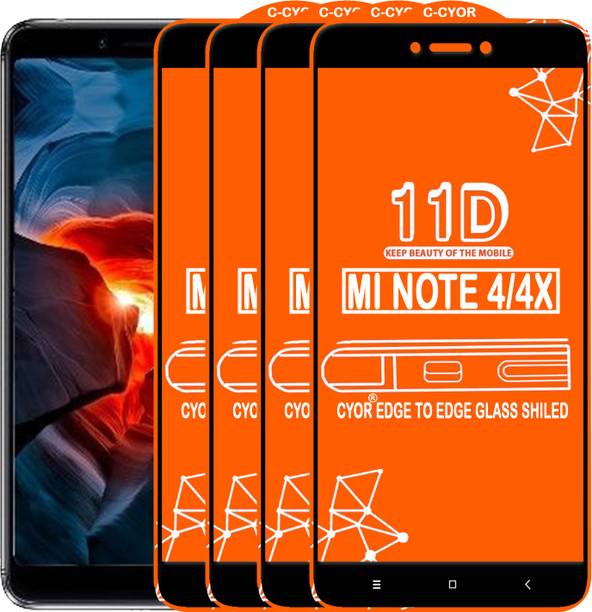 CYOR Edge To Edge Tempered Glass for Mi Redmi Note 4