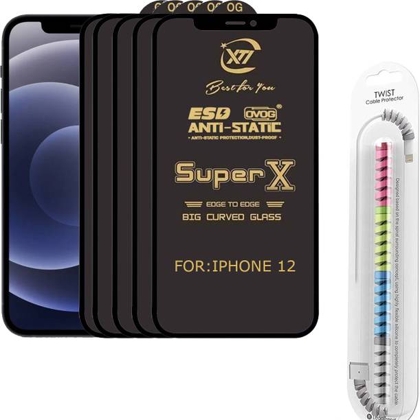 TWIGLO Edge To Edge Tempered Glass for IPHONE 12