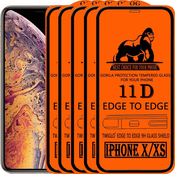 TWIGLO Edge To Edge Tempered Glass for Apple iPhone XS