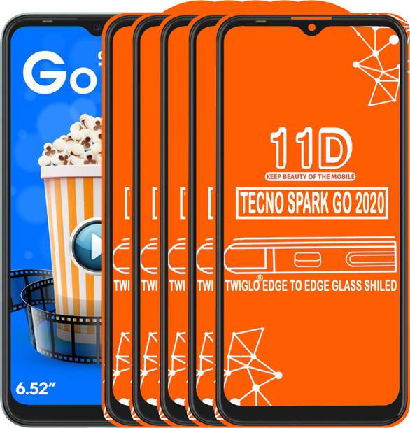 TWIGLO Edge To Edge Tempered Glass for TECNO SPARK GO 2020