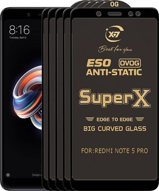 ANILUQ Edge To Edge Tempered Glass for Mi Redmi Note 5 Pro