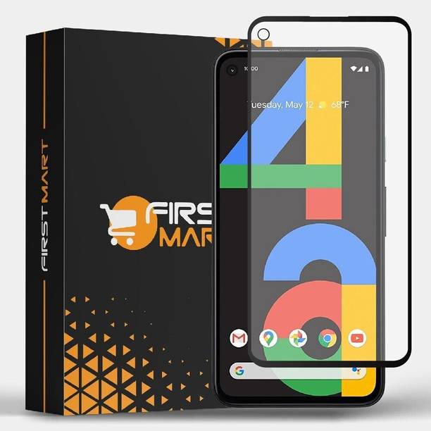 FIRST MART Edge To Edge Tempered Glass for Google Pixel 4A