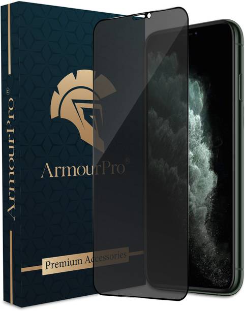 ArmourPro Edge To Edge Tempered Glass for Apple iPhone 11 Pro Max, Apple iPhone XS Max, Privacy Anti Spy Glass with Matte Finish