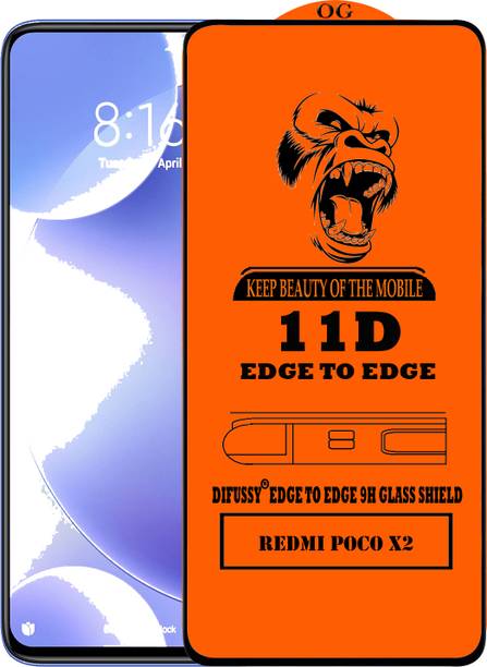Difussy Edge To Edge Tempered Glass for REDMI POCO X2