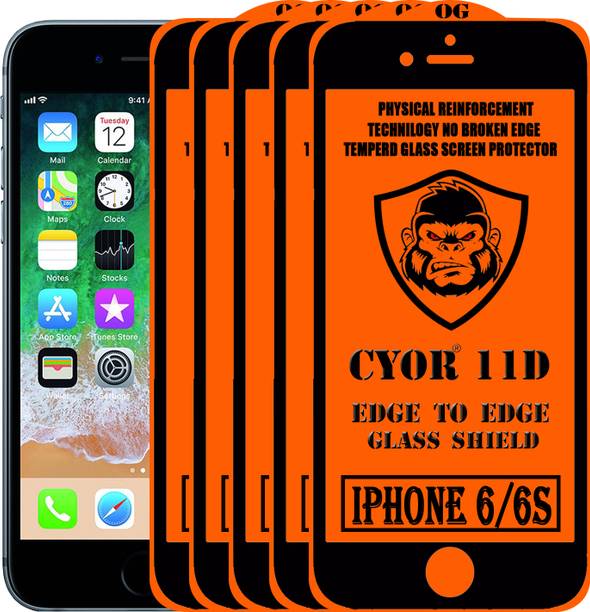 CYOR Edge To Edge Tempered Glass for Apple iPhone 6