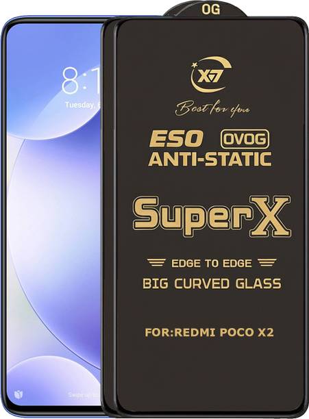 ANILUQ Edge To Edge Tempered Glass for REDMI POCO X2