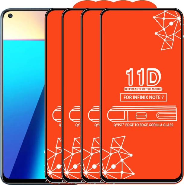 Qyist Edge To Edge Tempered Glass for Infinix Note 7