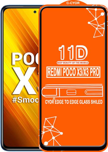 CYOR Edge To Edge Tempered Glass for REDMI POCO X3 PRO