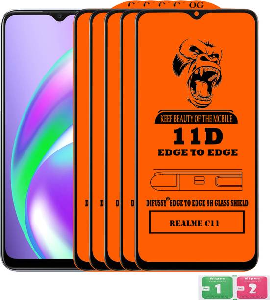 Difussy Edge To Edge Tempered Glass for REALME C11