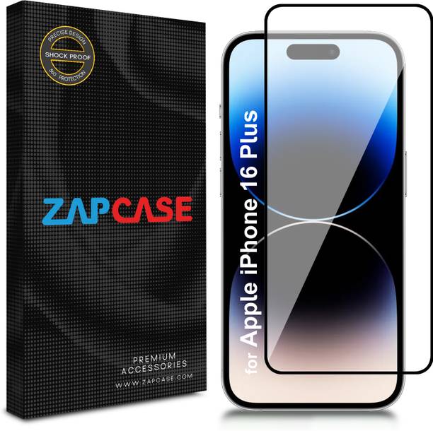 Zapcase Edge To Edge Tempered Glass for Apple iPhone 16 Plus