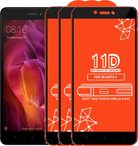 Qyist Edge To Edge Tempered Glass for Mi Redmi Note 4