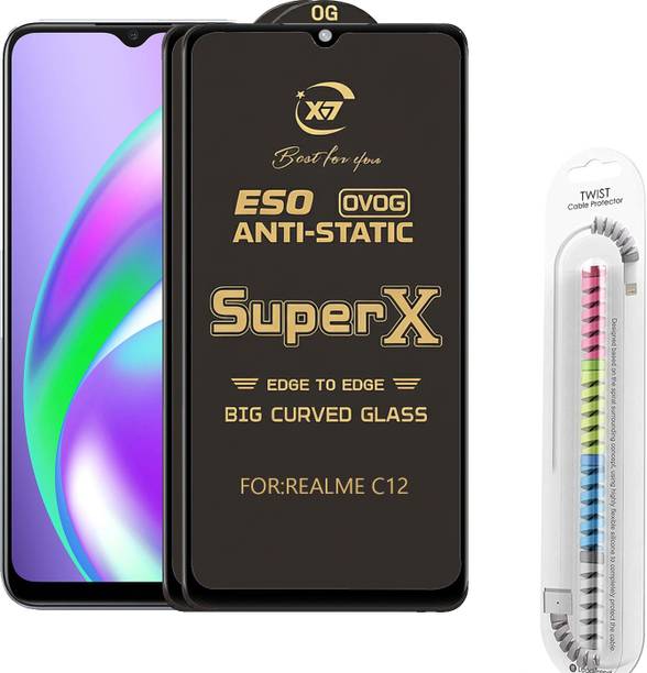 CYOR Edge To Edge Tempered Glass for REALME C12