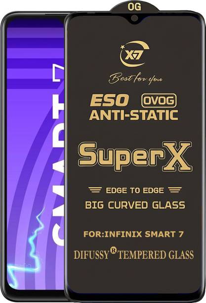 Difussy Edge To Edge Tempered Glass for INFINIX SMART 7