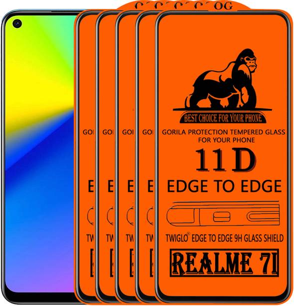 CYOR Edge To Edge Tempered Glass for REALME 7I