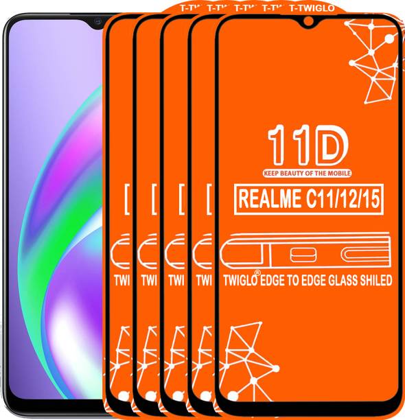 TWIGLO Edge To Edge Tempered Glass for REALME C12