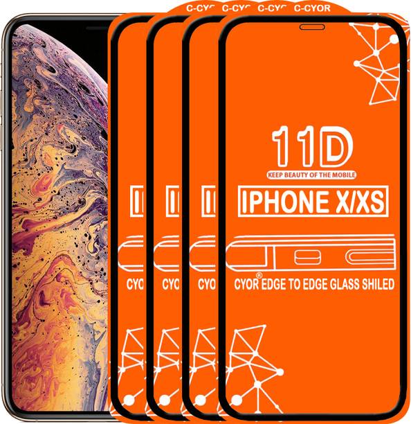 CYOR Edge To Edge Tempered Glass for Apple iPhone XS