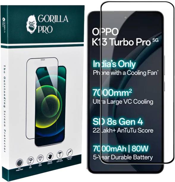 GORILLA PRO Edge To Edge Tempered Glass for OPPO K13 Turbo Pro 5G