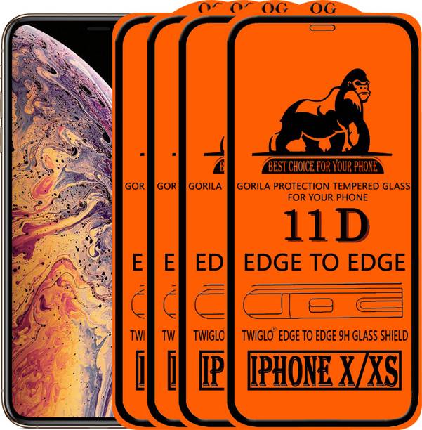 TWIGLO Edge To Edge Tempered Glass for Apple iPhone XS