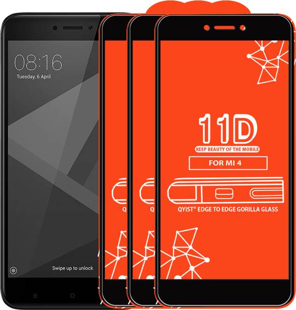 Qyist Edge To Edge Tempered Glass for Mi Redmi 4