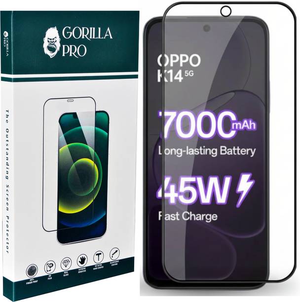 GORILLA PRO Edge To Edge Tempered Glass for OPPO K14 5G
