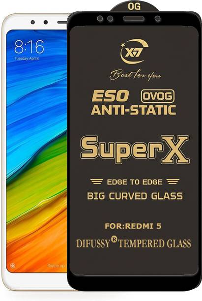 Difussy Edge To Edge Tempered Glass for Mi Redmi 5