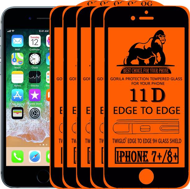 TWIGLO Edge To Edge Tempered Glass for Apple iPhone 8 Plus