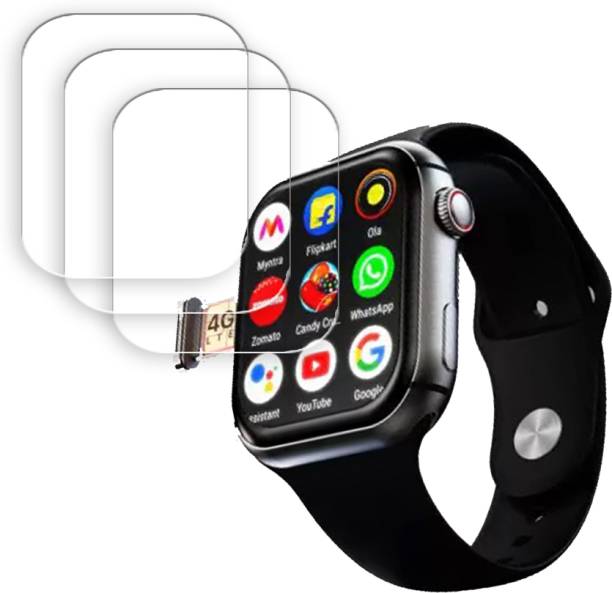 SOMTONE Edge To Edge Tempered Glass for Fire-Boltt Dream WristPhone GPS Smartwatch SMARTWATCH SCREEN GUARD