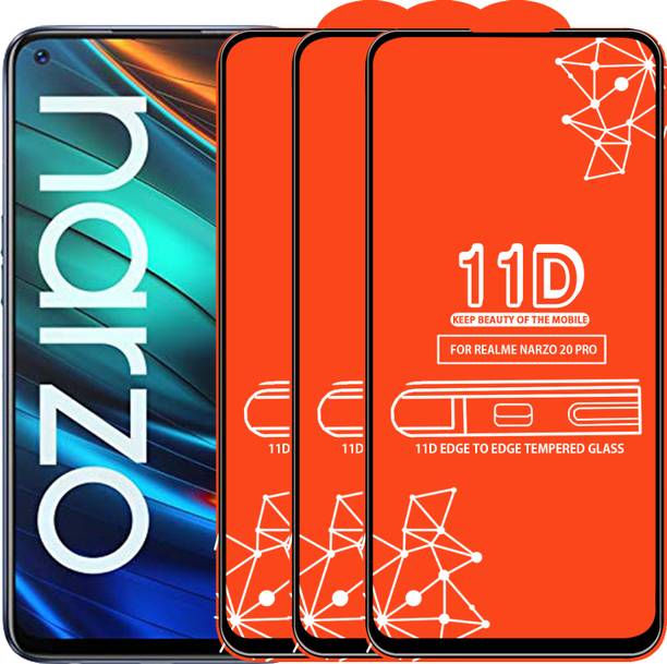 Roxel Edge To Edge Tempered Glass for Realme Narzo 20 Pro