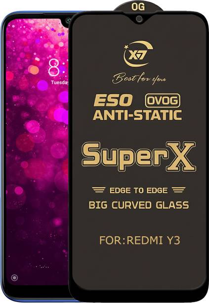 ANILUQ Edge To Edge Tempered Glass for REDMI Y3