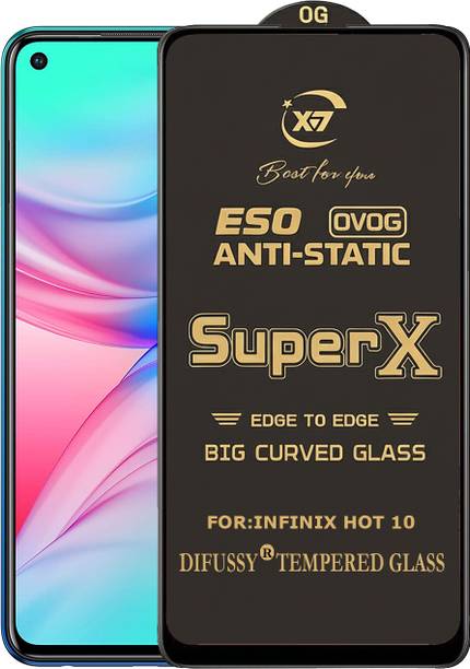 Difussy Edge To Edge Tempered Glass for INFINIX HOT 10