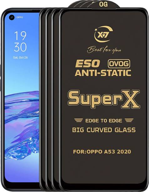 ANILUQ Edge To Edge Tempered Glass for OPPO A53 2020