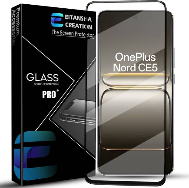EITANSHA CREATION Edge To Edge Tempered Glass for OnePlus Nord CE 5 5G, OnePlus Nord CE 5