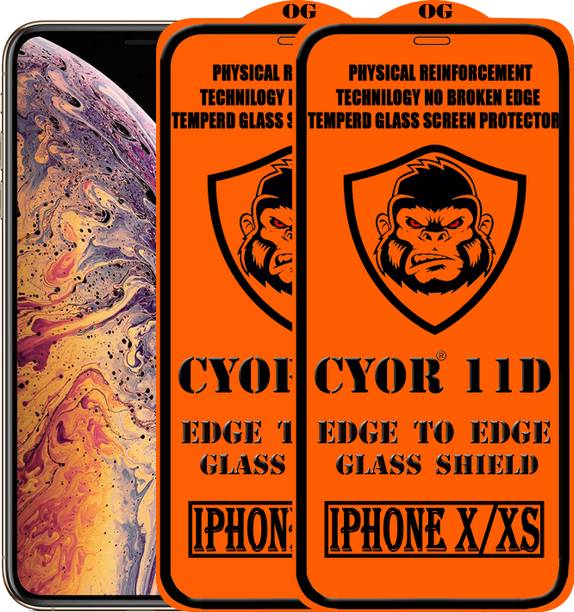 CYOR Edge To Edge Tempered Glass for Apple iPhone X